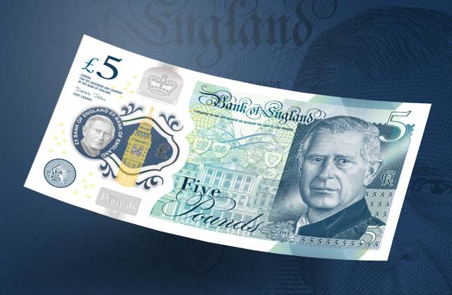 King Charles will feature on notes in the UK. Credit: Bank of England