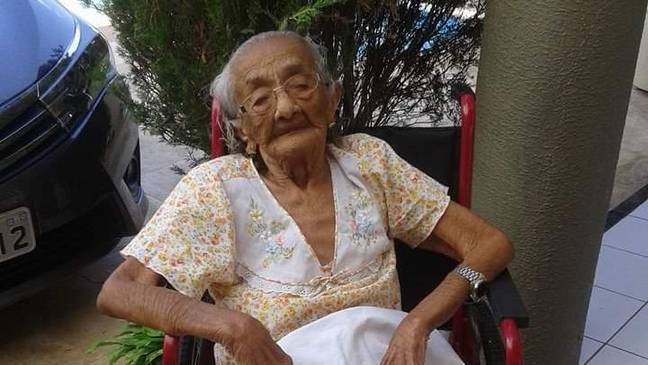Gomes dos Reis' family were 'amazed' to find out she is potentially the world's oldest living person. Credit: Newsflash