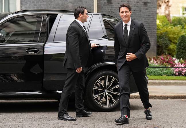 Trudeau has been conducting other business whilst he is in the UK. Credit: The Canadian Press/Alamy Stock Photo