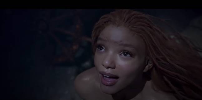Halle Bailey's appearance in The Little Mermaid went viral on social media. Credit: Disney