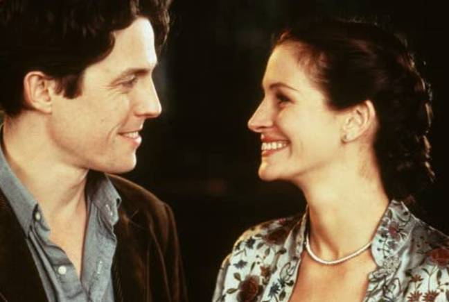 Hugh Grant and Julia Roberts in Notting Hill. Credit: Working Title Films