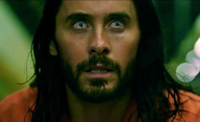 Jared Leto stayed in character during filming for Morbius. Credit: Sony Pictures 