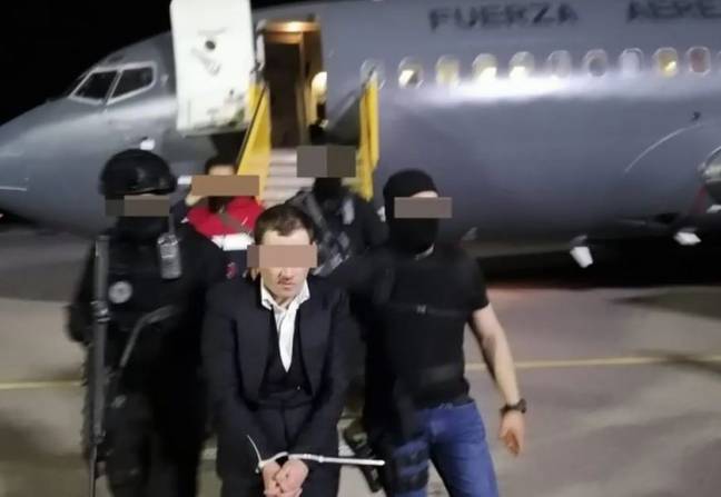 Arrest of Jose Bryan Salgueiro Zepeda (Chihuahua Attorney General's Office)