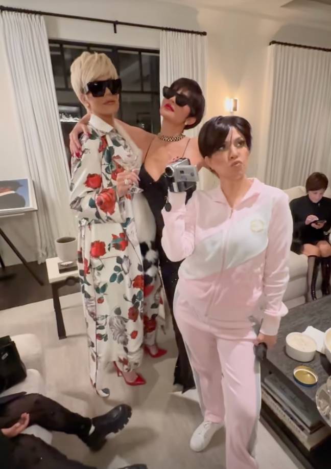 The Kardashian-Jenner sisters went all out for their mum this year. Credit: Instagram/@kimkardashian