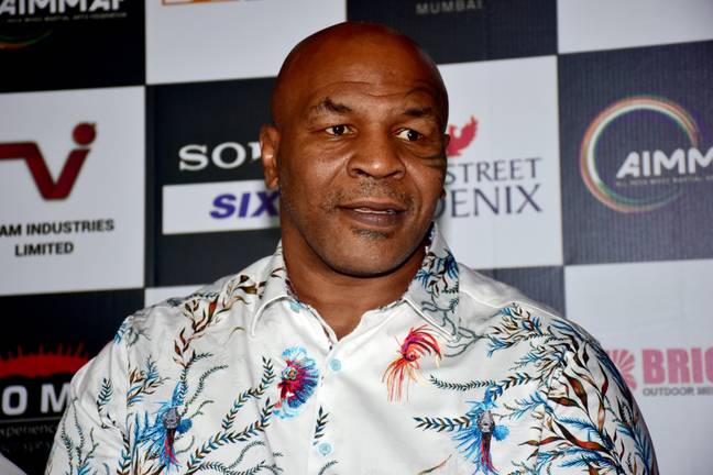 Mike Tyson left the aircraft following the altercation. Credit: Alamy