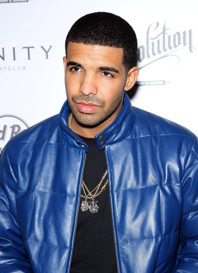 Drake got pied. Credit: WENN Rights Ltd/Alamy Stock Photo