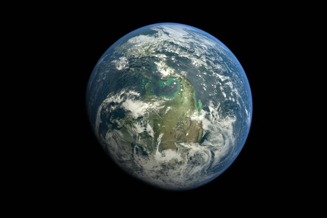 While the Earth isn't a perfect circle it is still round, if a little squashed and smooth in some places. Credit: Alamy