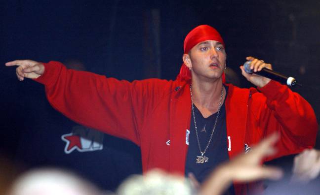 Eminem ended up losing at the Rap Olympics. Credit:  PA Images / Alamy Stock Photo
