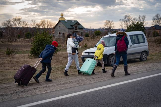 Millions have been forced to flee their homes following Russia's invasion. Credit: Alamy 