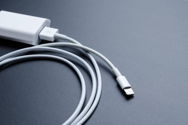 The Lightning charger cable will soon be obsolete. Credit: MikeCS images / Alamy Stock Photo