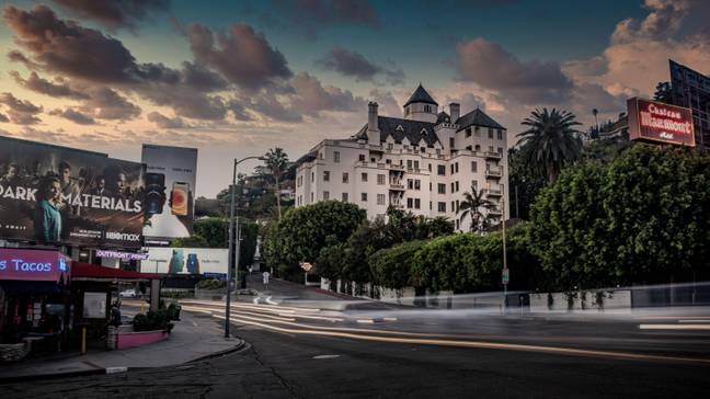 The homeless could be housed in vacant hotel rooms, like the ritzy Chateau Marmont. Credit: David George / Alamy.