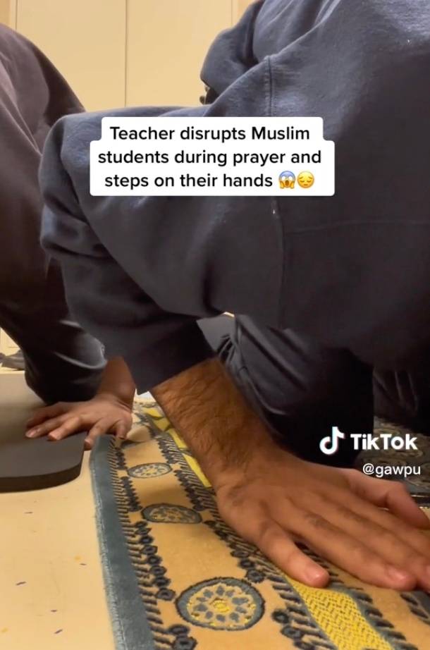 A teacher has been fired over the incident. Credit: @gawpu / Instagram