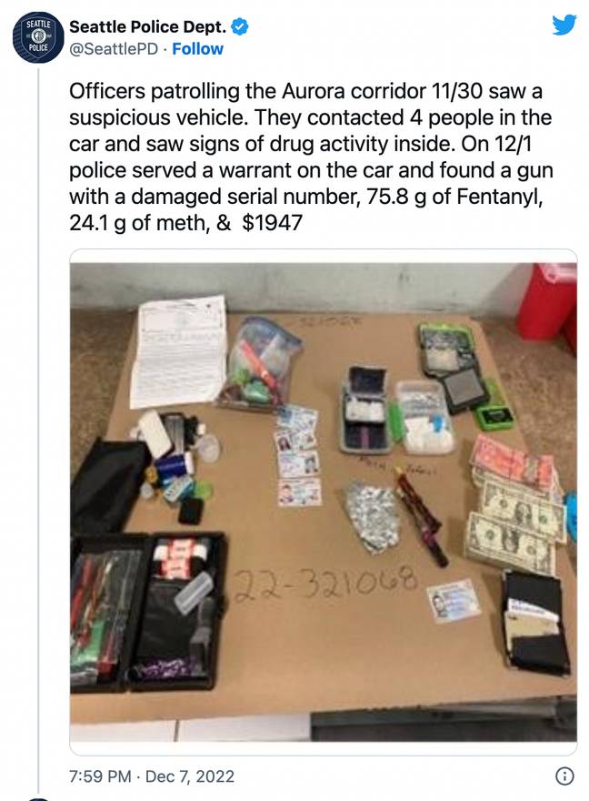 Seattle police swoop in and arrest man on suspicion of child