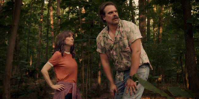 The actor landed the part of Jim Hopper in Stranger Things. Credit: Netflix