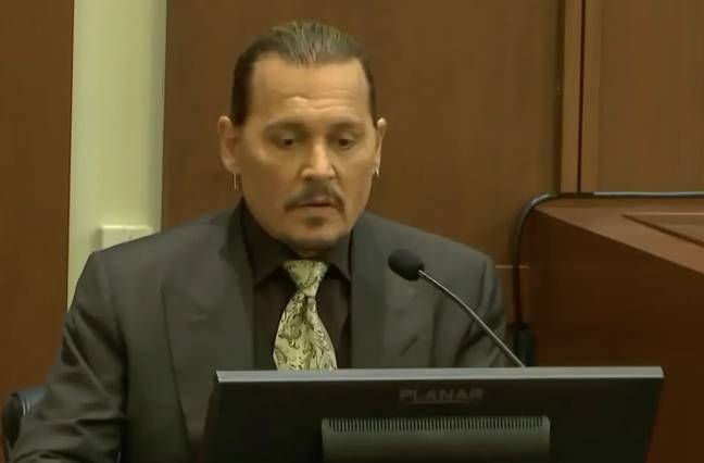 Depp took to the stand and recounted his upbringing. Credit: Law and Crime Network