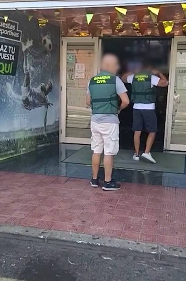 The Spanish Civil Guard has arrested five people in connection to the extortion case. Credit: Newsflash/Spanish Civil Guard
