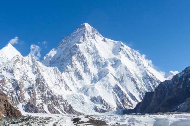 K2 is infamous for its perilous weather and relentless avalanches. Credit: Alamy Stock Photo