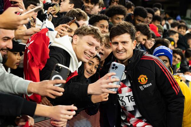 Clearly not all the fans hated Maguire. Image: Alamy