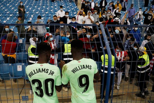 Inaki Williams has been fiercely protective of his younger brother Nico (Image: Alamy)