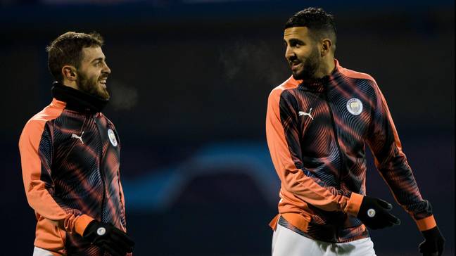 Manchester City pair Bernardo Silva and Riyad Mahrez