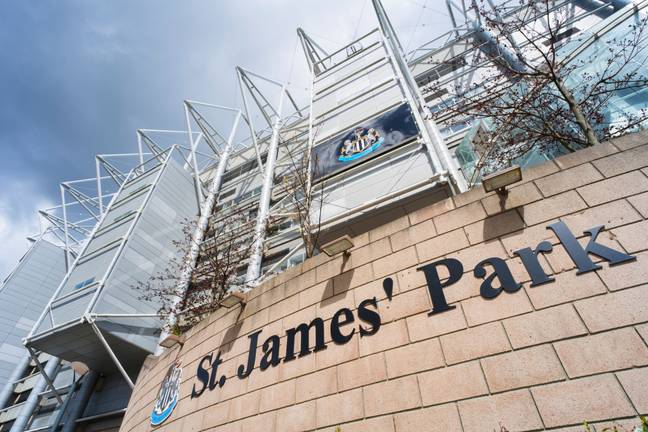 St James' Park, home of Newcastle United. Image: Alamy 