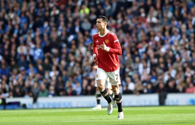 Despite his goals, it wasn't a happy first season back in England for Ronaldo. Image: Alamy
