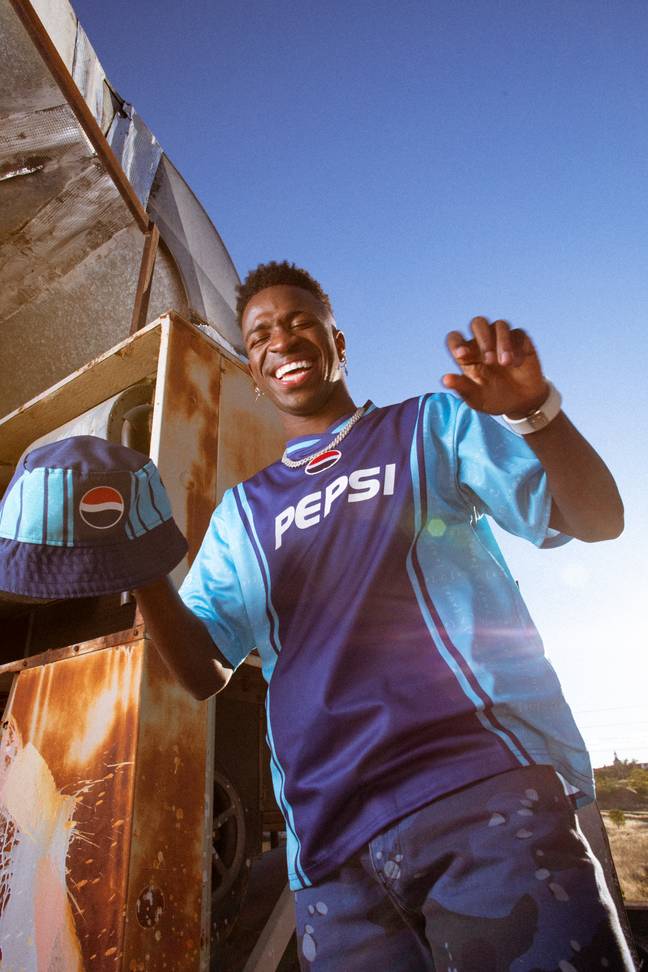Vinicius has been unveiled as the latest brand ambassador for Pepsi MAX (Image: Pepsi MAX)