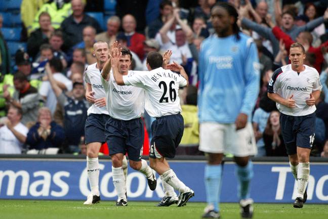Gary Speed scored a late penalty to snatch an unlikely victory for Bolton (Image: Alamy)