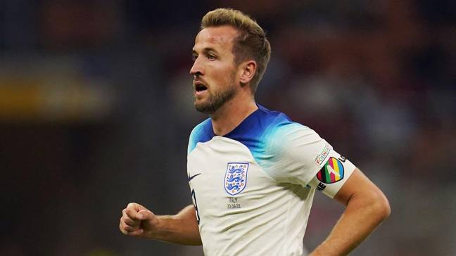 Kane did not wear the armband in England's opening win against Iran.  Image: Alamy