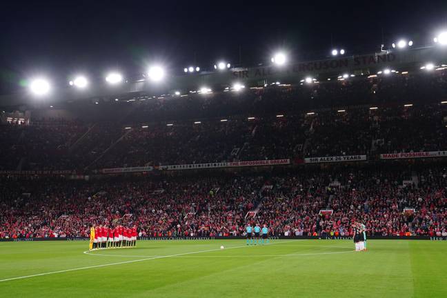 Minute's silences were held at European games involving English teams on Thursday night. Image: Alamy