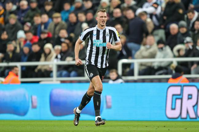 Dan Burn in action for Newcastle. Image: Alamy 