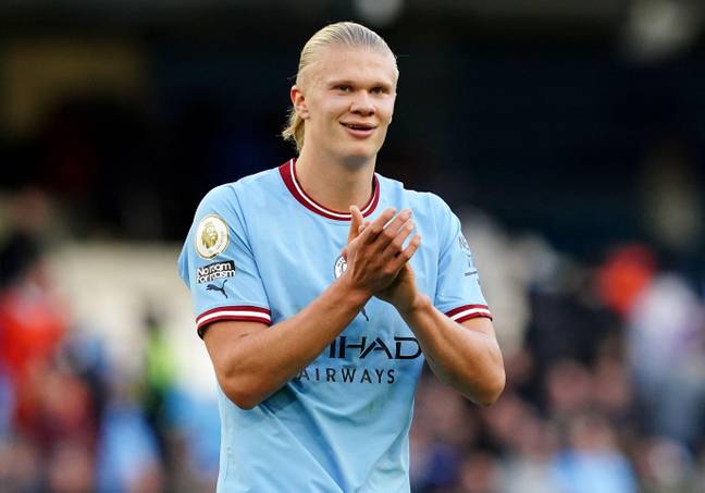 Manchester City striker Erling Haaland lit up the Premier League since his transfer from Borussia Dortmund. Credit: Alamy