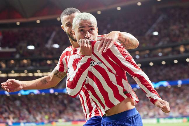 Griezmann's future hinges on the clause in his transfer being sorted. Image: Alamy