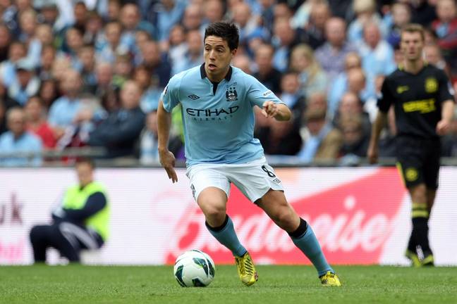 Samir Nasri made 176 appearances for Manchester City during his six years at the Premier League club. Credit: Alamy