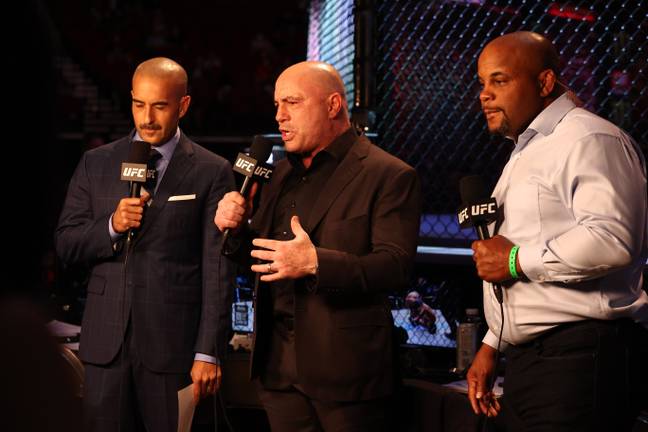 Rogan continues to be an integral part of UFC's commentary team despite his massive Spotify deal. Image: PA Images