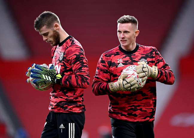 David de Gea and Dean Henderson have battled for the Manchester United No.1 spot. (Alamy)