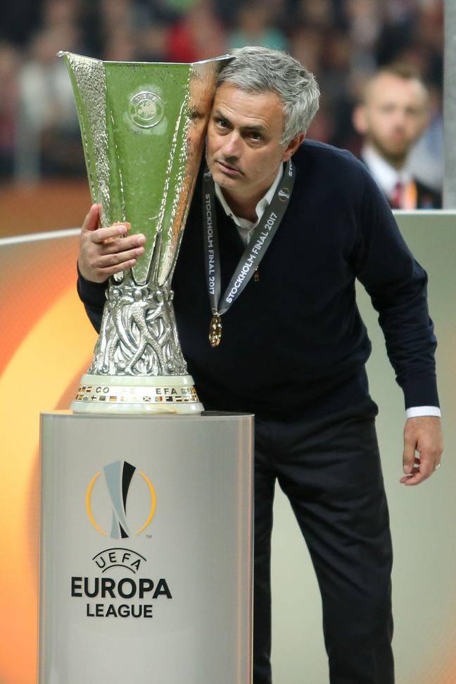 Mourinho won the Europa League with United. Image Credit : Alamy