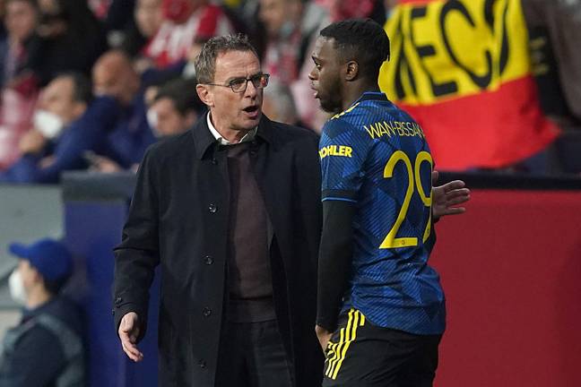 Rangnick clearly hasn't been impressed with some United players. Image: PA Images