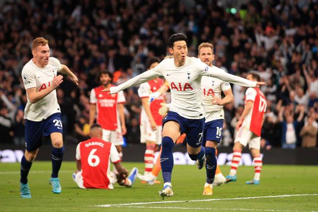 The loss to Spurs was a huge blow to Arsenal. Image: Alamy