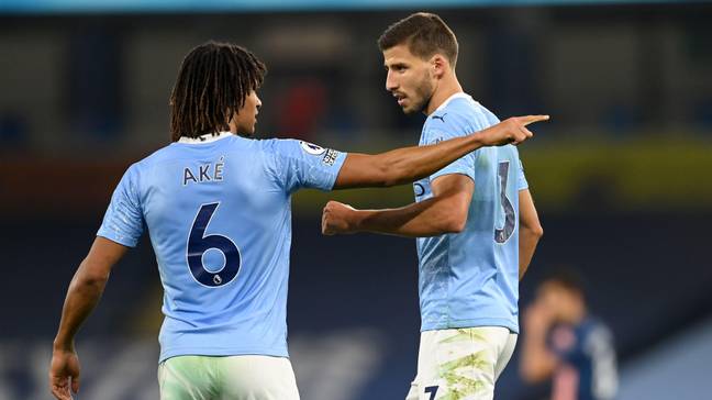 Nathan Ake and Ruben Dias during the Premier League (Image: PA Images/Alamy)