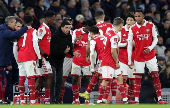 Mikel Arteta and his Arsenal side are in the hunt for a first title in nearly 20 years. Credit: Alamy