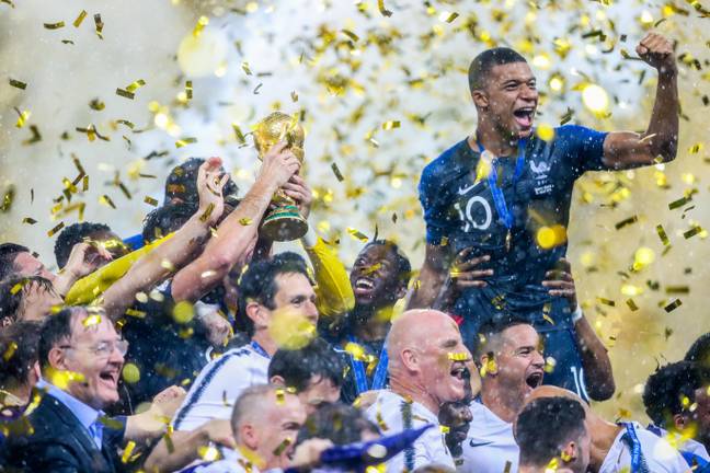 Mbappe won the World Cup with France four years ago (Image: Alamy)