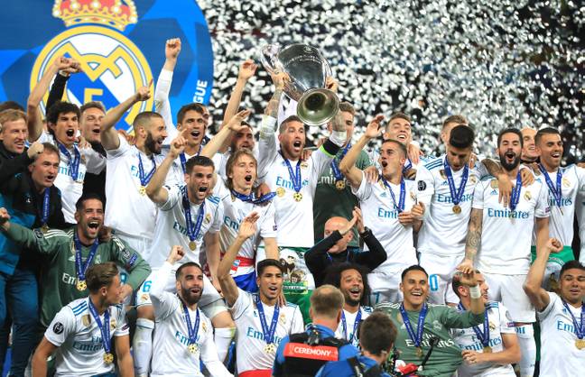 Real Madrid last won the Champions League in 2008 after beating Liverpool in the final