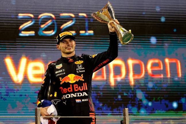 Verstappen was crowned world champion last December. Image: Alamy