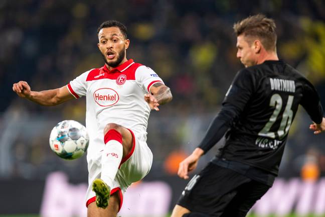 Amongst Baker's loan moves was one to Fortuna Dusseldorf in the Bundesliga. Image: PA Images