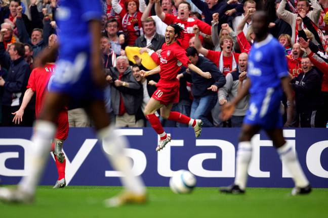 Garcia scored to send Liverpool through to the 2005 Champions League final (Image: PA)