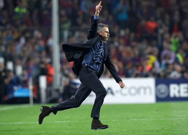 Mourinho pulled off a famous victory over Barcelona in 2010 (Image: Alamy)