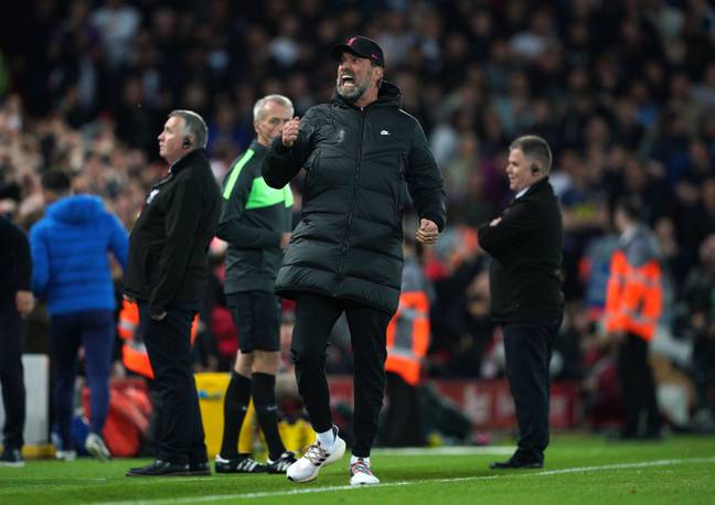 Klopp was very happy to see his side score after being left frustrated by Spurs. Image: PA Images