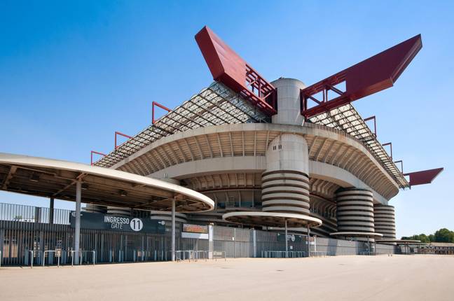 Bantle become disorientated at the iconic San Siro stadium (Image: Alamy)