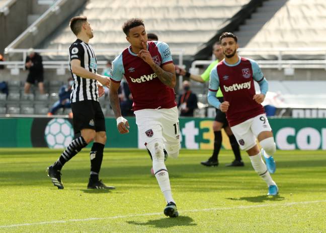 Lingard had an exceptional spell at West Ham last season. Image: PA Images